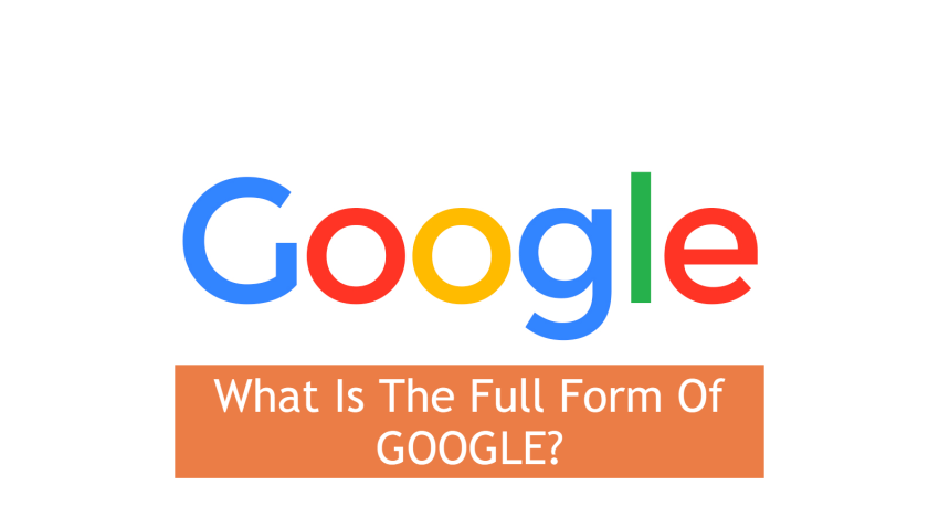 what is the full form of google?
